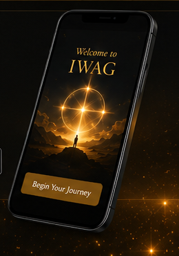 IWAG app displayed on a mobile phone